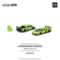 Poprace 1/64 Lamborghini Veneno diecast model in Verde Ithaca