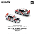 POPRACE 1/64 MITSUBISHI LANCER EVOLUTION IV WINNER, RALLY DE CATALUNYA 1997 PR640165 1:64 diecast model
