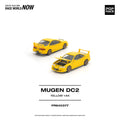 (PREORDER) POPRACE 1/64 MUGEN DC2 - YELLOW PR640377 1:64 diecast model