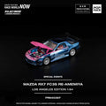 POPRACE 1/64 MAZDA RX7 FC3S RE - AMEMIYA LOS ANGELES EDITION PR640397 1:64 diecast model