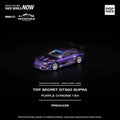 POPRACE 1/64 TOP SECRET GT300 SUPRA PURPLE CHROME TASHK 2025 Exclusive Model PR640458 1:64 diecast model
