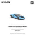 (PREORDER) POPRACE 1/64 LAMBORGHINI CENTENARIO - BLU CEPHEUS PR640525 1:64 diecast model