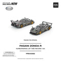 (PREORDER) POPRACE 1/64 PAGANI ZONDA R NURBURGRING LAP TIME RECORD PR640582 1:64 diecast model