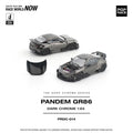 (PREORDER) POPRACE 1/64 PANDEM GR 86 - DARK CHROME PRDC014 1:64 diecast model
