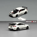 MOTORHELIX 1/64 HONDA CIVIC TYPE R(FL5) HKS CHAMPIONSHIP WHITE M65319 1:64 diecast model