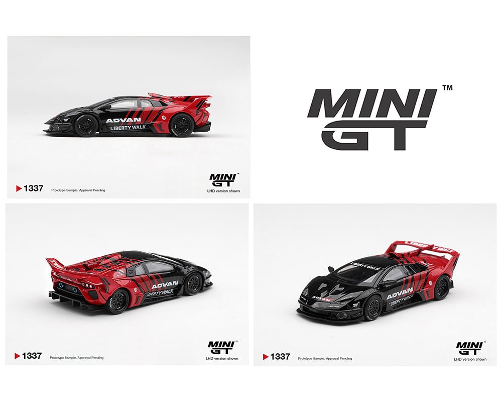 (Preorder) Mini GT 1:64 Lamborghini LB-Silhouette WORKS MURCIELAGO GT Evo Advan – Limited Edition MGT01337-BL 1:64 diecast model