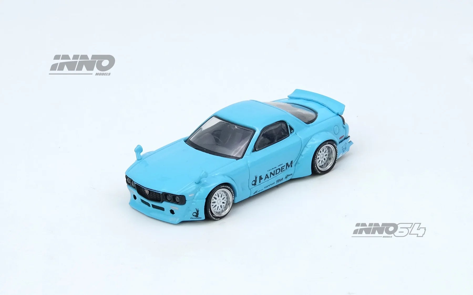 INNO64 1/64 PANDEM ROCKET BUNNY RX-7(FD3S) TIFFANY BLUE IN64-RX7FDP-TIFBLU 1:64 diecast model