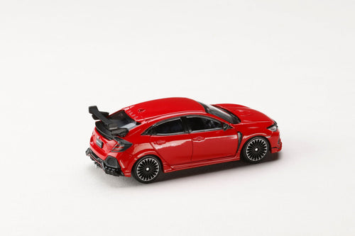 (PREORDER) HOBBY JAPAN JDM64 1/64 MUGEN CIVIC TYPE R (FK8) 2017 - Flame Red HJDM011-25 1:64 diecast model