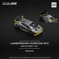 POPRACE 1/64 LAMBORGHINI HURACAN STO MATTE GREY PR640242 1:64 diecast model