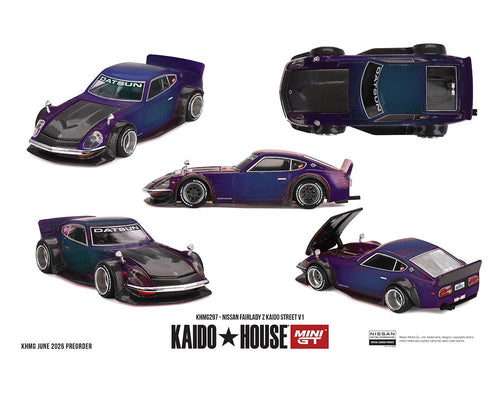 (PREORDER) Kaido House x Mini GT 1:64 Nissan Fairlady Z Kaido Street V1 – Limited Edition 1:64 diecast model