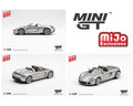 (Preorder) Mini GT 1:64 Porsche Carrera GT – Silver – Limited Edition MGT01236-BL 1:64 diecast model