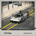 TARMAC WORKS GLOBAL64 1/64 Pagani Huayra R Satin Silver T64G-TL035-SL 1:64 diecast model
