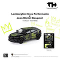 (PREORDER) TRENDS HOBBY 1/64 LAMBORGHINI URUS PERFORMANCE & BASQUIAT BLACK 1:64 diecast model