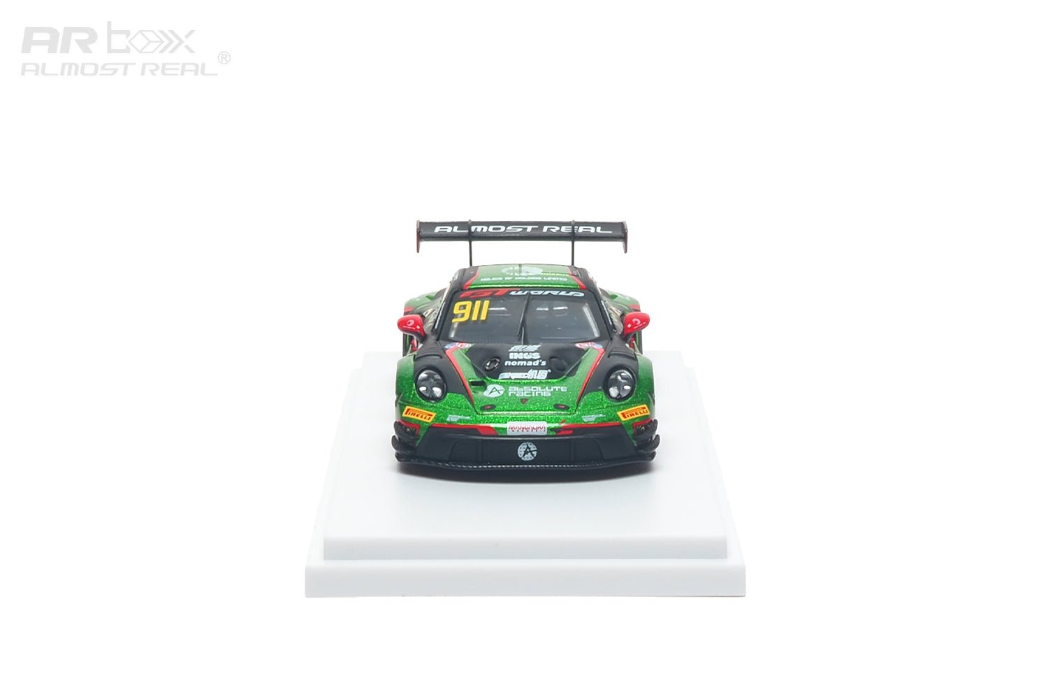 (PREORDER) Almost Real 1/64 Porsche 911 GT3 R 2026 GT World Challenge Asia Mandalika 640006021 911 1:64 diecast model
