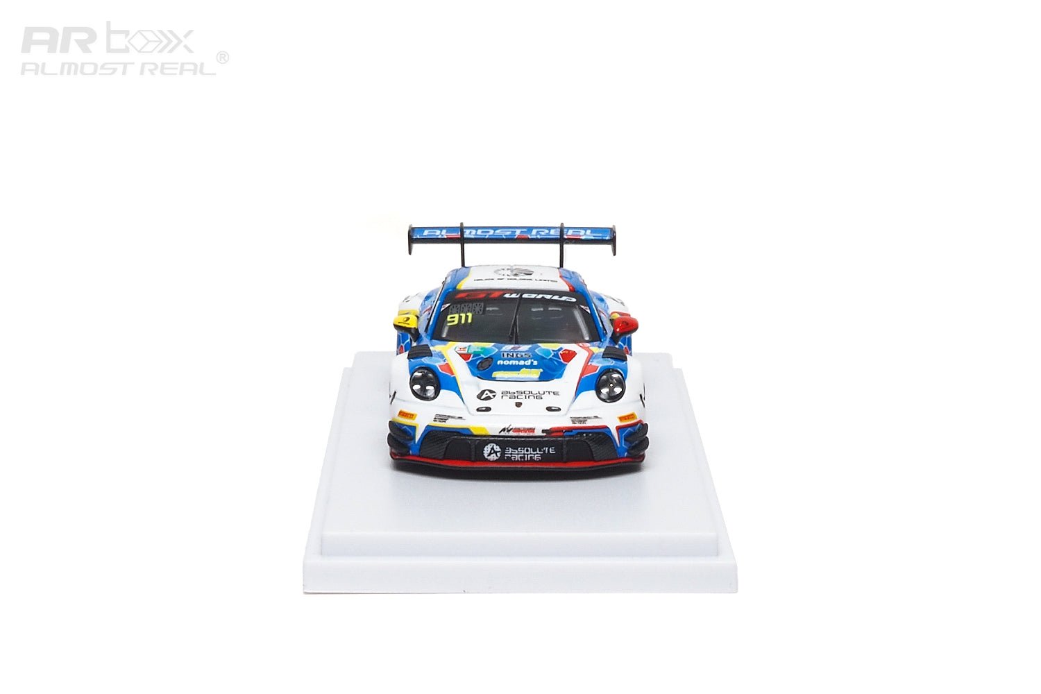 (PREORDER) Almost Real 1/64 Porsche 911 GT3 R - 2026 GT World Challenge Asia Sepang 911 Presentation Car 640004001 1:64 diecast model