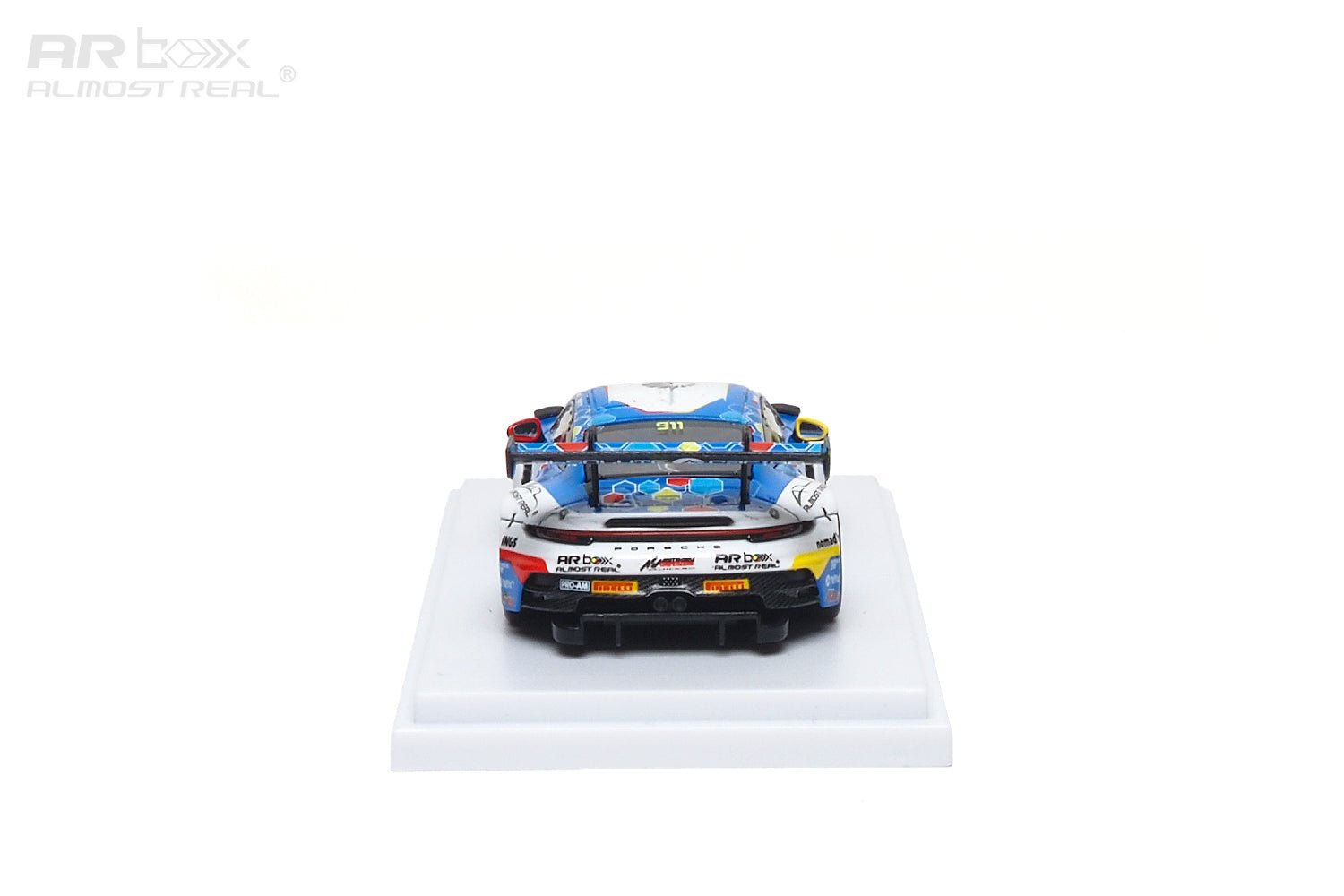 (PREORDER) Almost Real 1/64 Porsche 911 GT3 R - 2026 GT World Challenge Asia Sepang 911 Presentation Car 640004001 1:64 diecast model