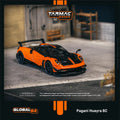 TARMAC WORKS GLOBAL64 1/64 Pagani Huayra BC Arancio Saint Tropez T64G-TL014-OR 1:64 diecast model