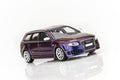 (PREORDER) Motorhelix 1/64 Audi RS4 (B7) 2005 - Armygirl Purple Pearl M68311 1:64 diecast model