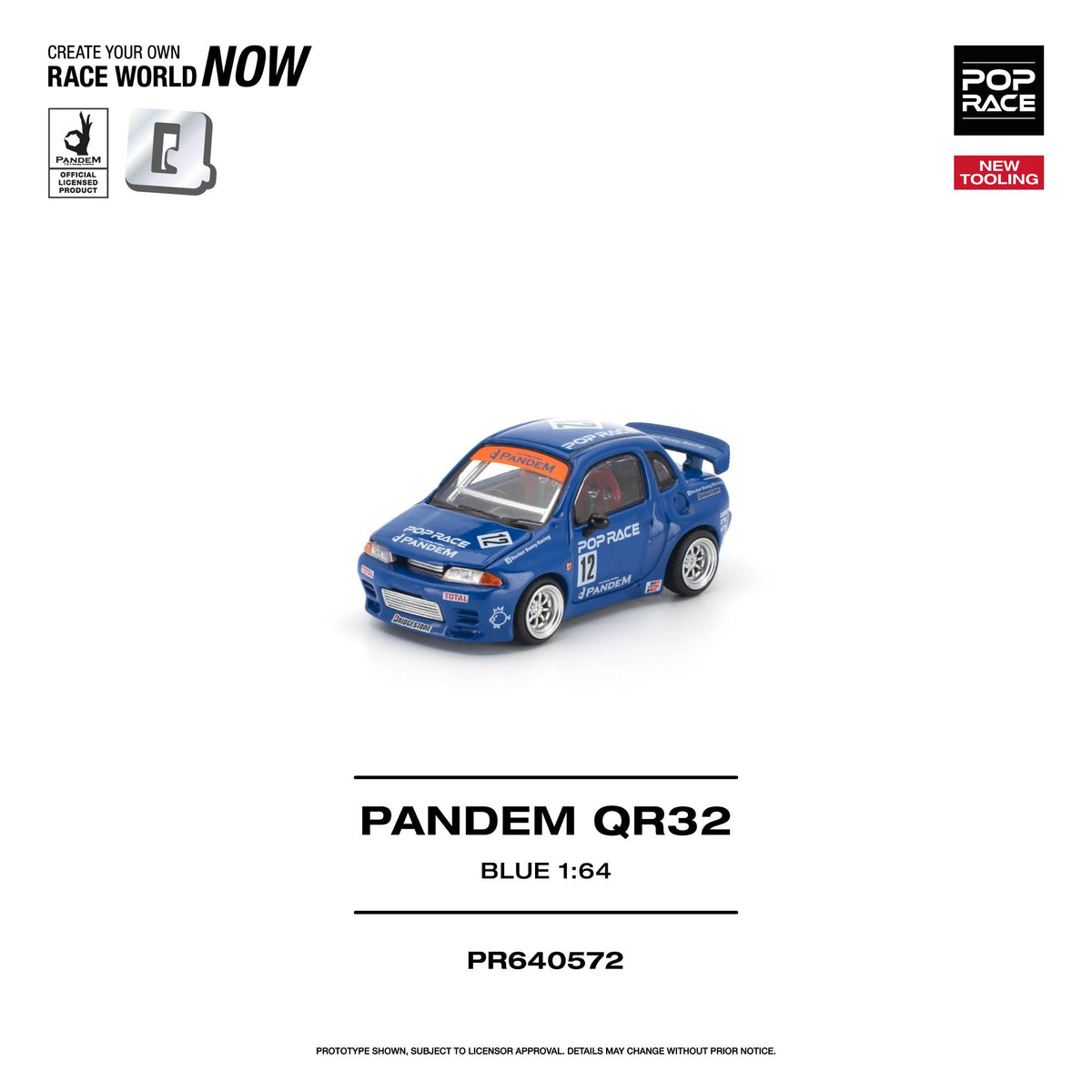 Poprace PR640572 QR32 Pandem Blue packaging and contents