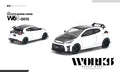 Works 1/64 scale Toyota Grmn Yaris in white livery