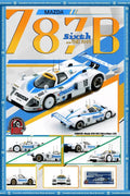 BM Creations 1/64 scale Mazda 787B #18 white Le Mans racing livery