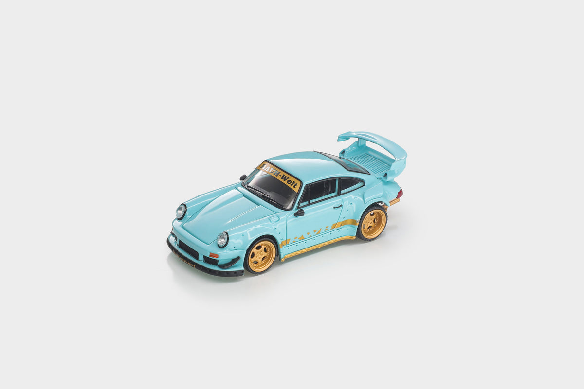 1/64 scale RWB 930 with Tiffany Blue finish, overhead view