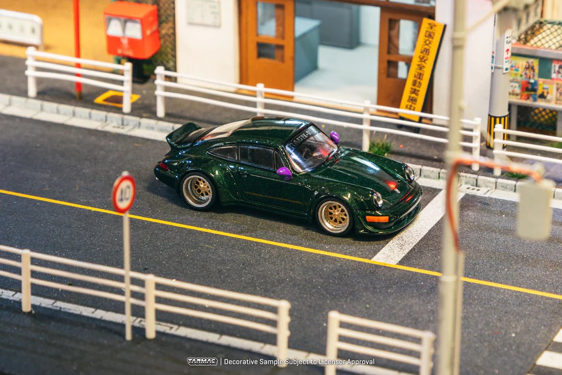 TARMAC WORKS HOBBY64 1/64 RWB 964 Green T64 - TL037 - GR 1:64 diecast model