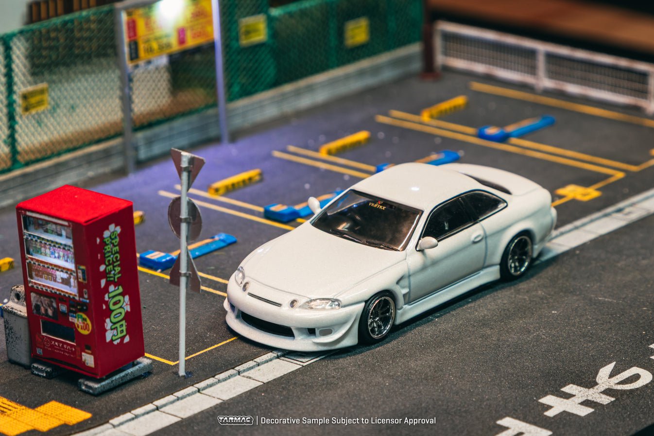TARMAC WORKS GLOBAL64 1/64 VERTEX Toyota Soarer JZZ30 White T64G - 080 - WH 1:64 diecast model