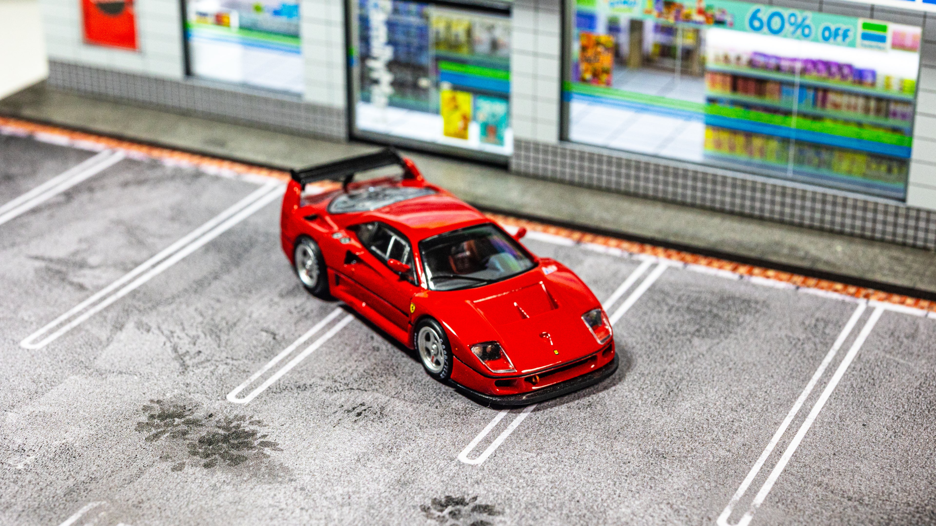 Tarmac Works 1:64 Ferrari F40 LM in Red